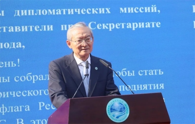 上合組織秘書長張明出席活動并致辭。主辦方供圖