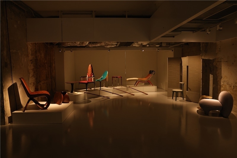 《新生萬物-中國非遺與當(dāng)代設(shè)計展》展廳。陽光媒體集團(tuán)供圖