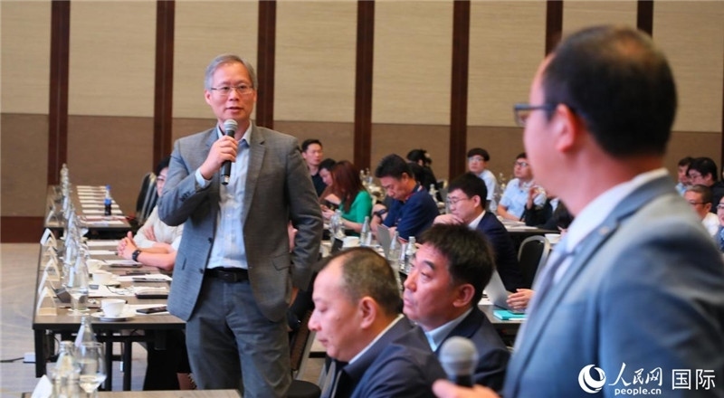 講座現(xiàn)場互動。人民網(wǎng)記者 簡承淵攝