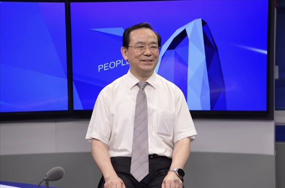 中國人民大學法學院教授、博士生導師楊建順。人民網(wǎng)記者 王曉嘯攝