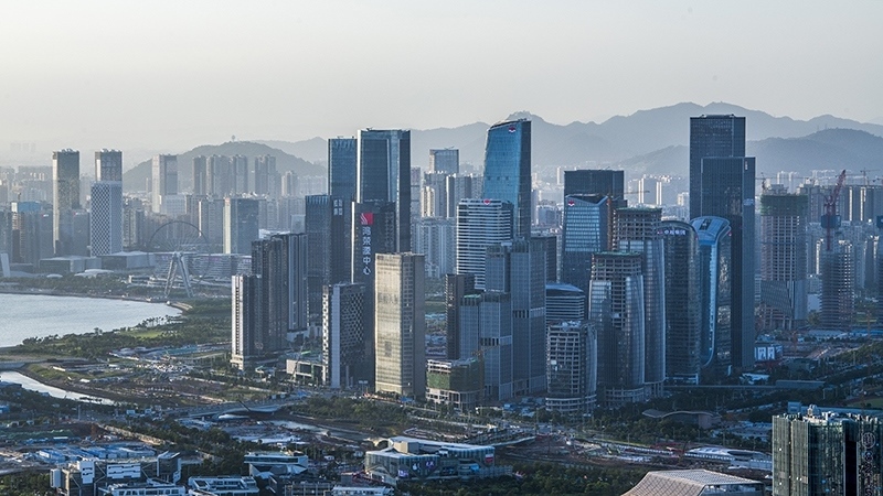 圖為深圳前海城市風(fēng)光。