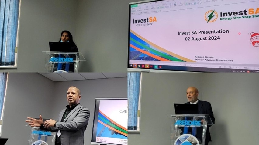 南非貿(mào)工部官員主旨演講。南中經(jīng)貿(mào)協(xié)會供圖