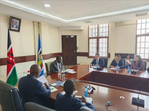 （座談會(huì)現(xiàn)場。駐肯使館供圖）