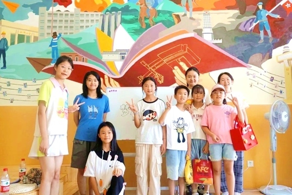 同濟大學師生暑期支教。校方供圖