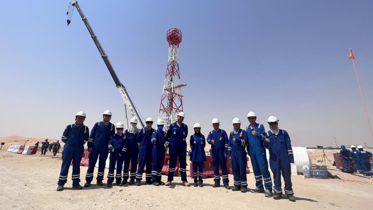 紅外線氣體監(jiān)測及智能預警系統(tǒng)安裝現(xiàn)場，振華石油供圖