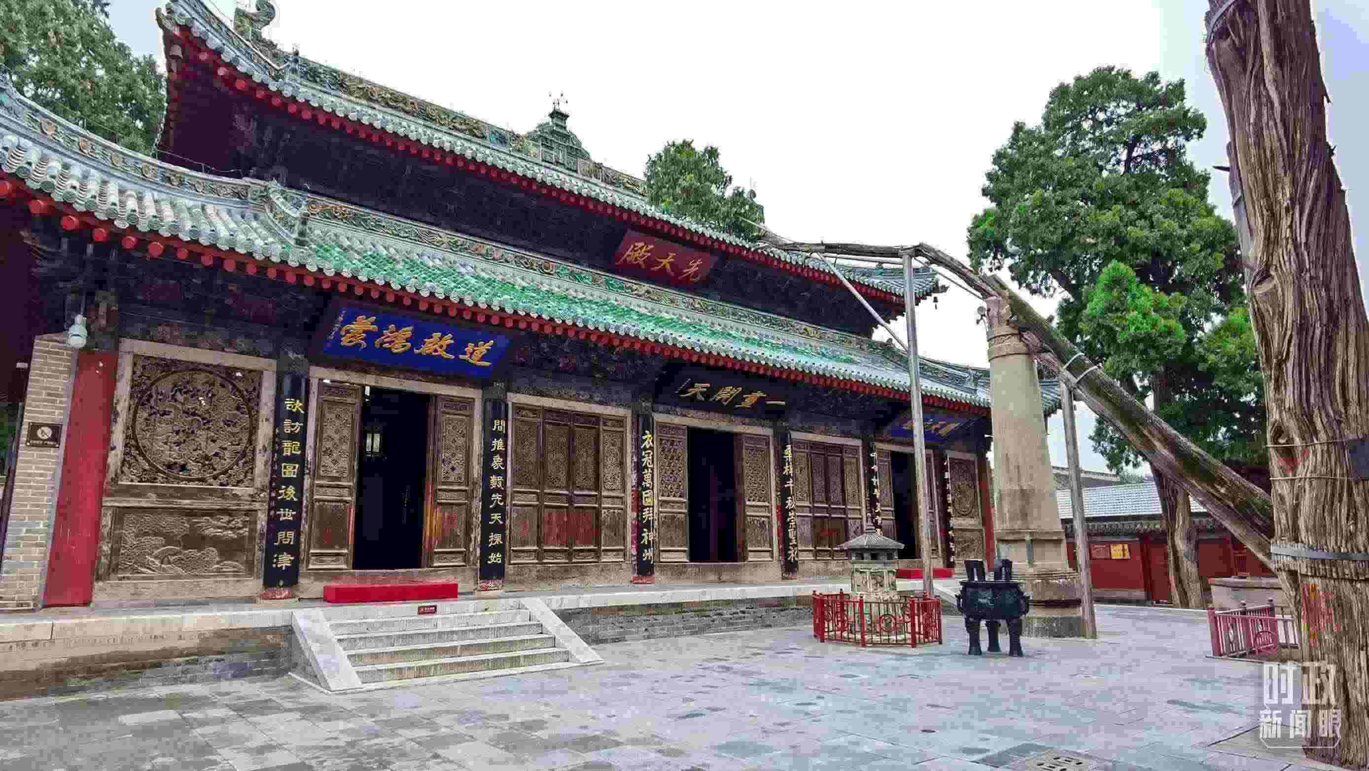 △ 伏羲廟。（總臺央視記者郭鴻拍攝）