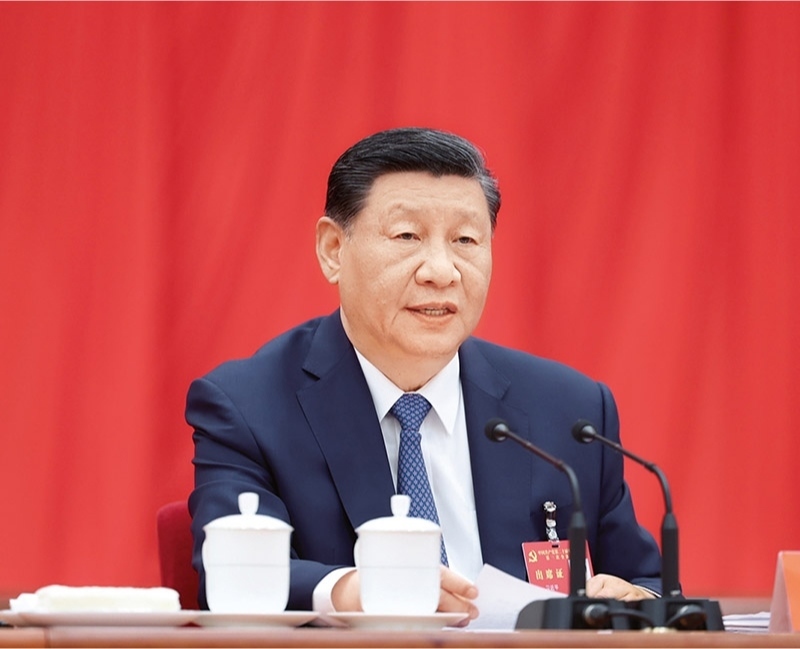 中國共產(chǎn)黨第二十屆中央委員會第三次全體會議，于2024年7月15日至18日在北京舉行。中央委員會總書記習近平作重要講話。 新華社記者 鞠鵬/攝