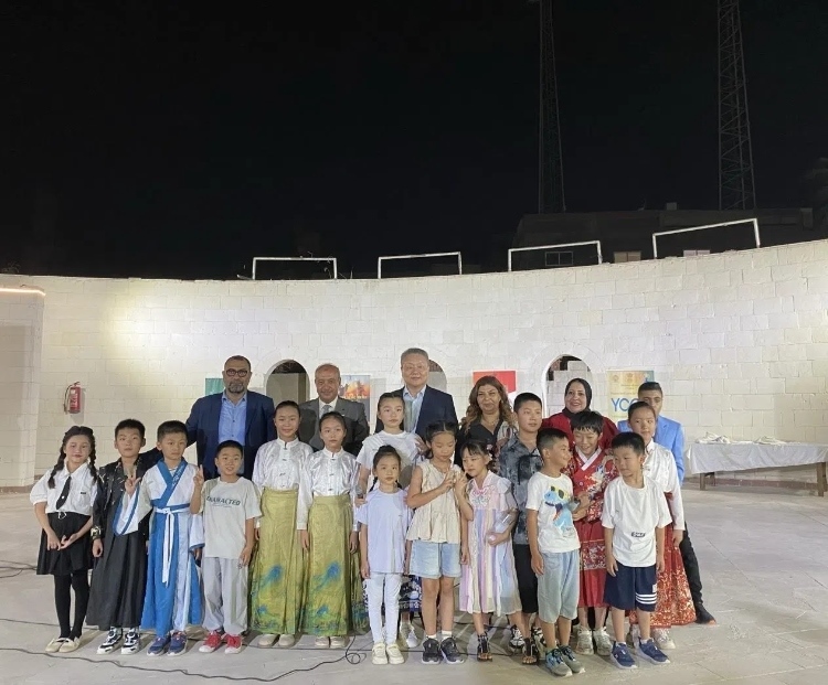 活動現(xiàn)場合影。開羅中國文化中心供圖