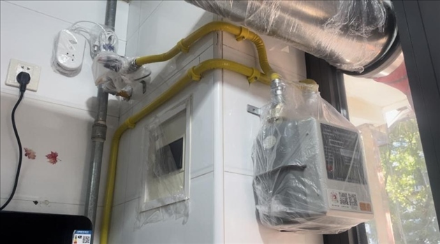 北京市石景山區(qū)高井路社區(qū)更換燃氣管道后的居民家。人民網(wǎng) 劉佳欣攝