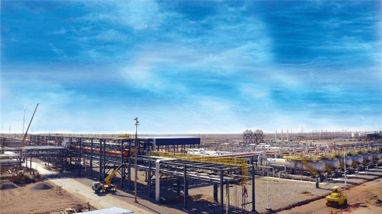 油田廠區(qū)一景。中國海油供圖