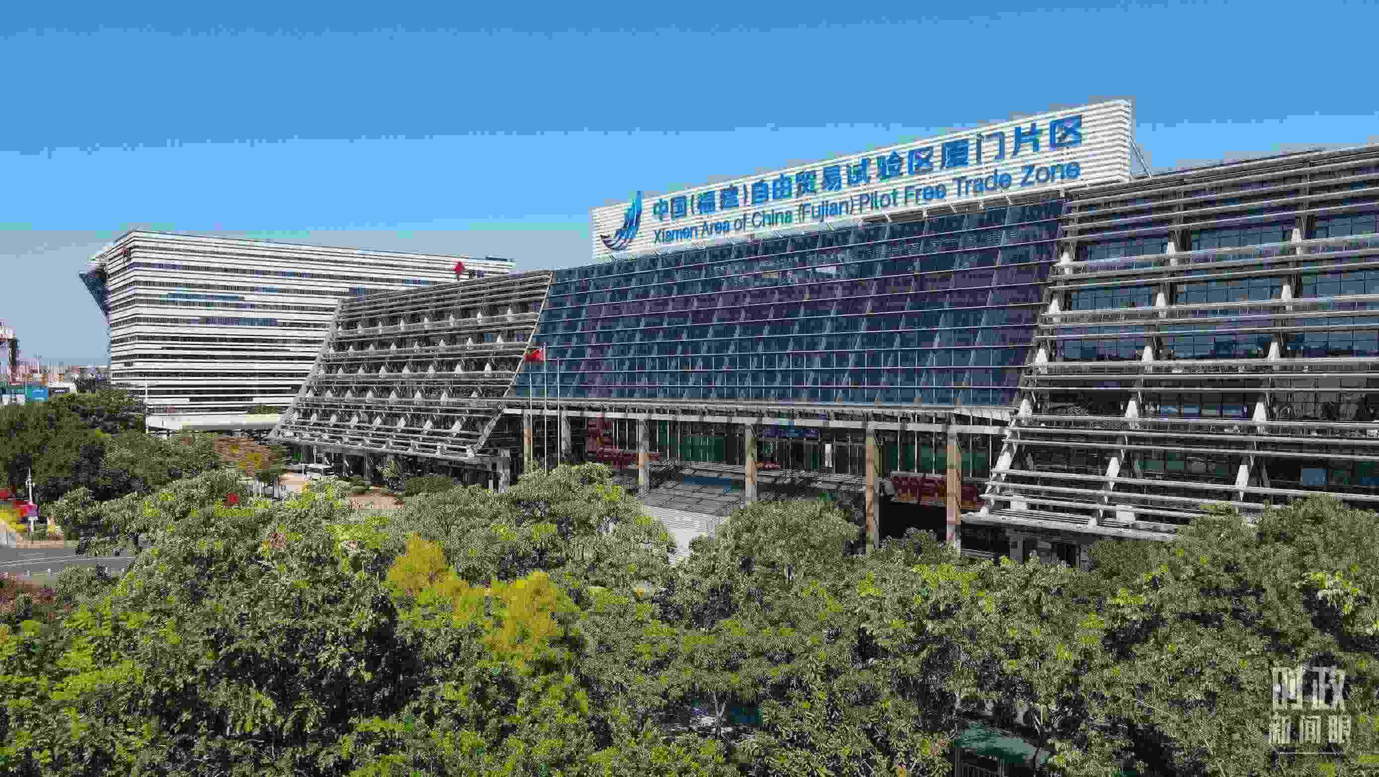 △中國（福建）自由貿易試驗區(qū)廈門片區(qū)。（總臺記者鄭皓拍攝）