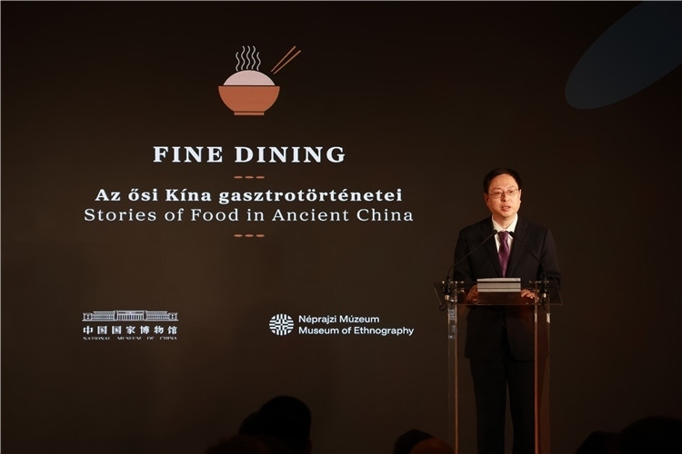 中國國家博物館副館長楊帆致辭。圖片由中國駐匈牙利大使館提供。