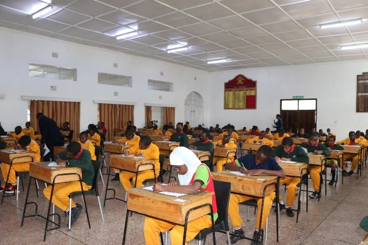 考場(chǎng)現(xiàn)場(chǎng)。埃格頓大學(xué)孔子學(xué)院供圖