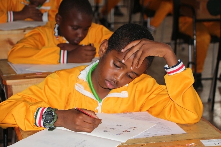 考場(chǎng)現(xiàn)場(chǎng)。埃格頓大學(xué)孔子學(xué)院供圖