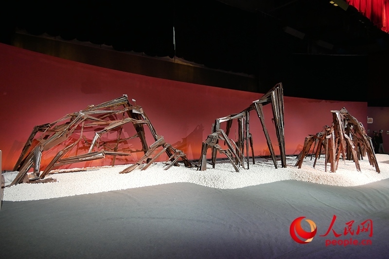 《鑄魂五岳》。人民網(wǎng)記者 韋衍行攝