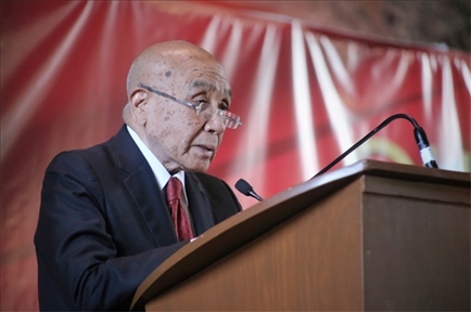 李子文致辭。主辦方供圖