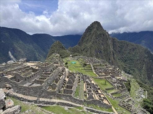 秘魯馬丘比丘古城遺址。本報(bào)記者 張朋輝 攝