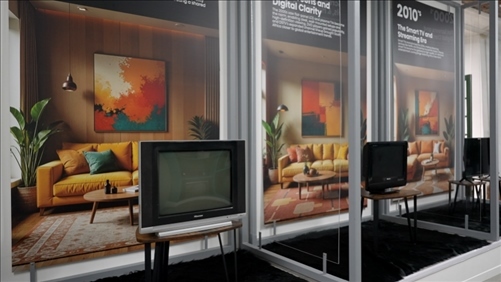 海信顯示技術(shù)展示畫作。海信南非公司供圖