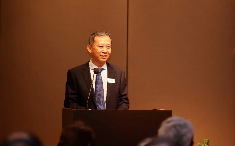 中國駐瑞典大使崔愛民應邀出席論壇并致辭。中國駐瑞典大使館供圖