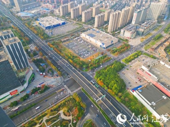 崇川區(qū)北大街便民商圈。人民網(wǎng)記者 王繼亮攝
