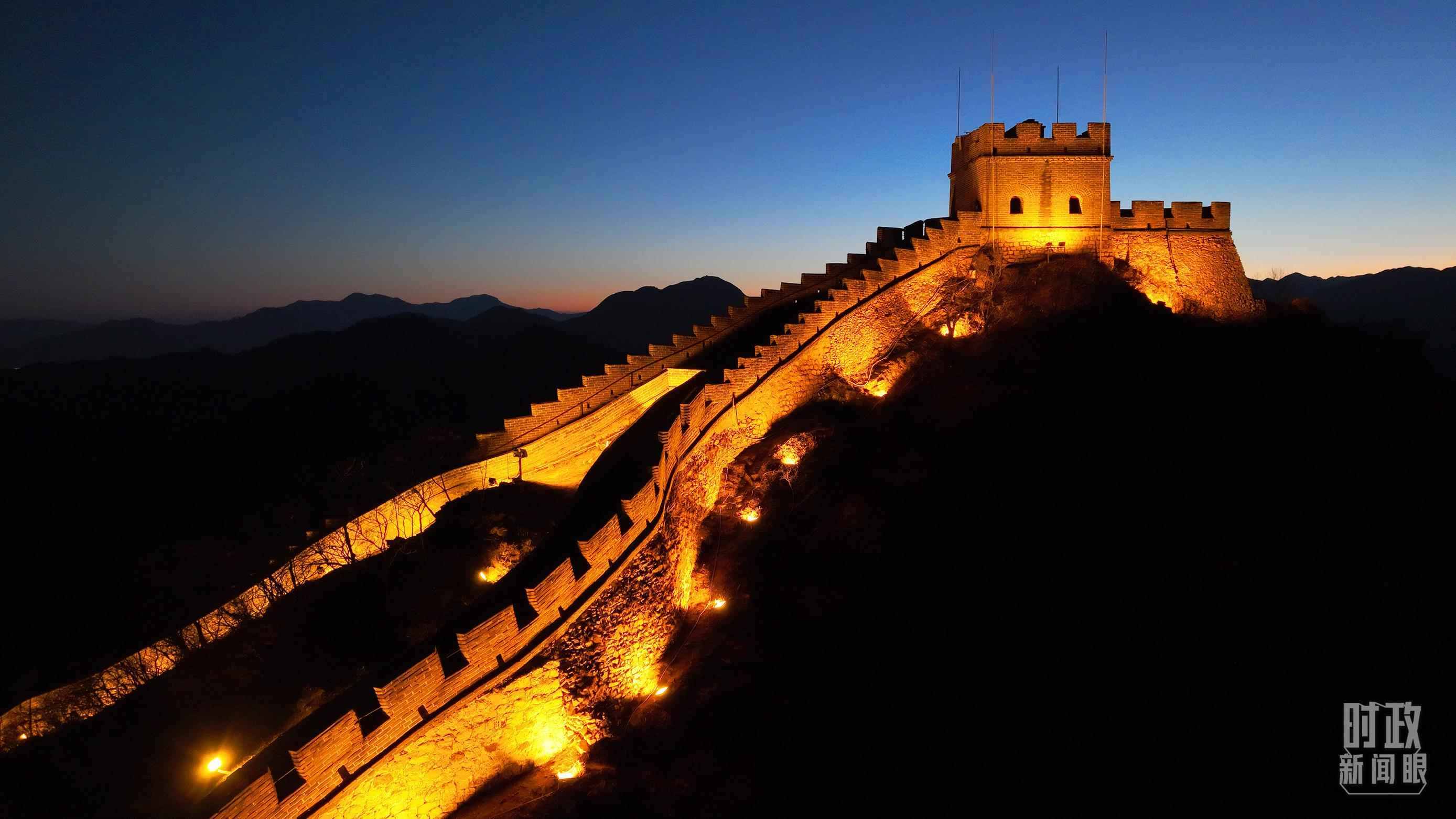 △北京居庸關(guān)長(zhǎng)城。（總臺(tái)央視記者范凱拍攝）