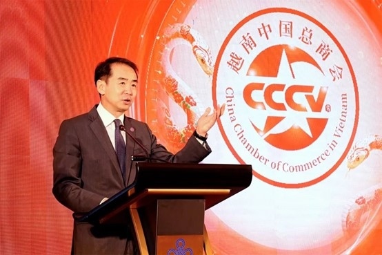 何煒大使致辭。越南中國(guó)總商會(huì)供圖