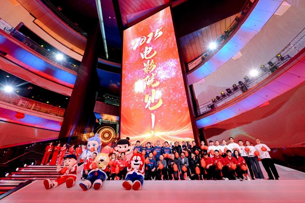 2025年春節(jié)檔電影主創(chuàng)合影。（圖片由主辦方提供）