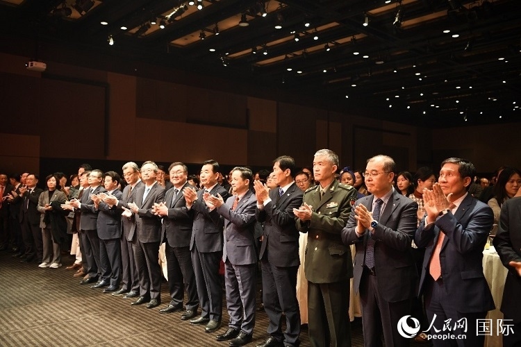 招待會(huì)現(xiàn)場(chǎng)。人民網(wǎng) 李帆攝