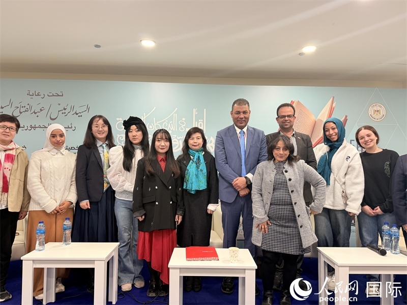 “中國與埃及：古往今來的聯(lián)系”主題分享會(huì)，人民網(wǎng)記者黃培昭攝