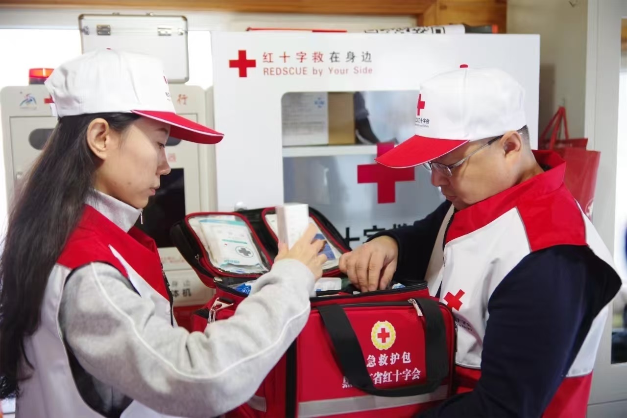 應急救援志愿者培訓現(xiàn)場。 中國紅十字會總會供圖