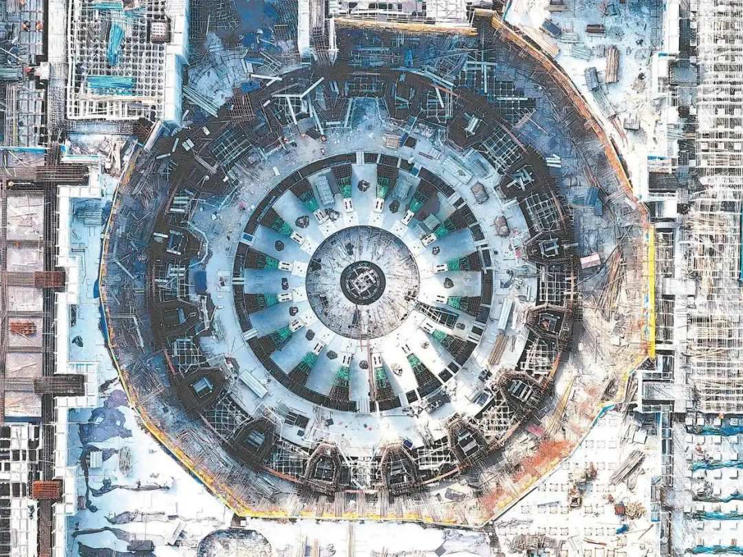 △中國(guó)科學(xué)院合肥物質(zhì)科學(xué)研究院等離子體所，緊湊型聚變能實(shí)驗(yàn)裝置（BEST）項(xiàng)目正加緊施工。