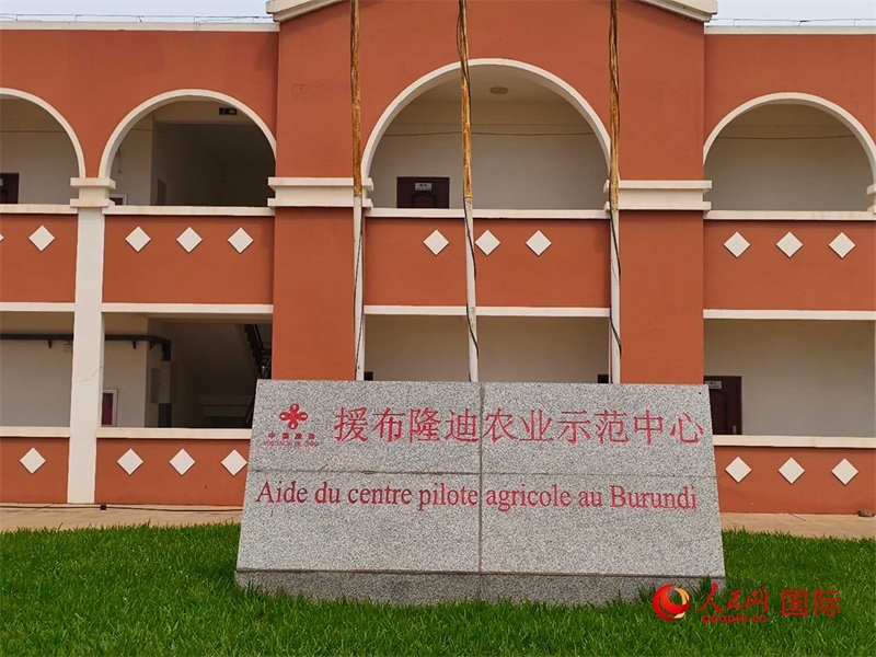 援布隆迪農(nóng)業(yè)示范中心。人民網(wǎng)記者 黃培昭攝