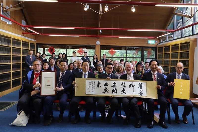 《宋畫全集》亮相劍橋大學李約瑟研究所。主辦方供圖