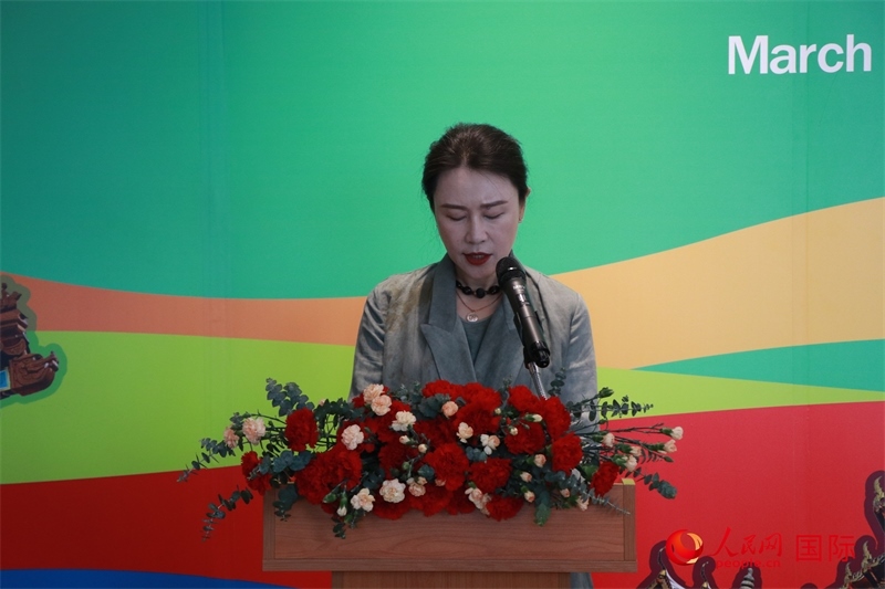 華彬文化基金會(huì)秘書(shū)長(zhǎng)盧戰(zhàn)發(fā)表講話(huà)。朱瀟逸攝