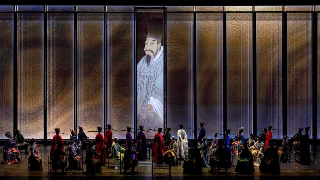 《蘇堤春曉》演出現(xiàn)場(chǎng)。國(guó)家話劇院供圖