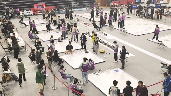 比賽現(xiàn)場。北京建筑大學供圖