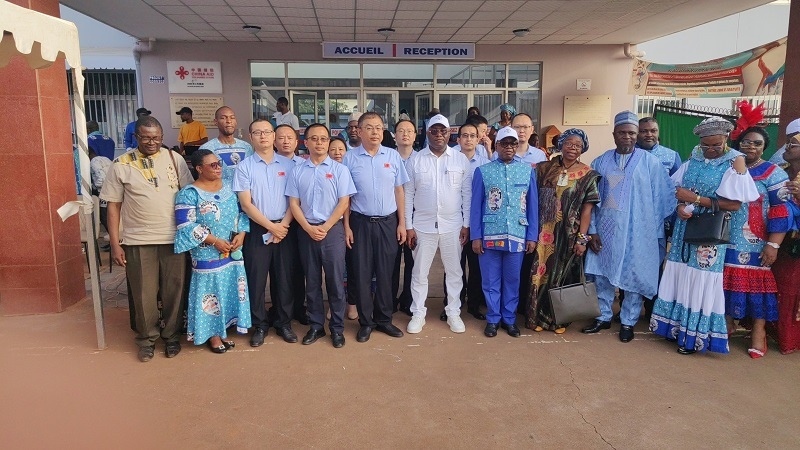 活動現(xiàn)場。醫(yī)療隊供圖