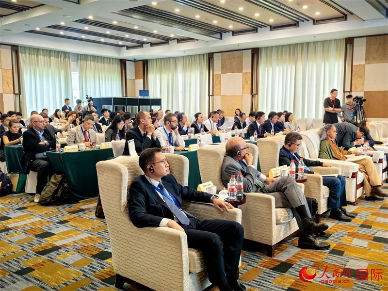 “通往COP30之路：中巴植樹造林和碳匯合作研討活動(dòng)”現(xiàn)場(chǎng)。人民網(wǎng)記者 符園園攝