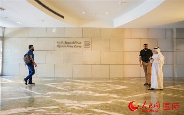 阿治曼自由區(qū)始建于1988年，阿治曼中國城設(shè)立于自由區(qū)內(nèi)。人民網(wǎng) 塔里克·易卜拉欣攝