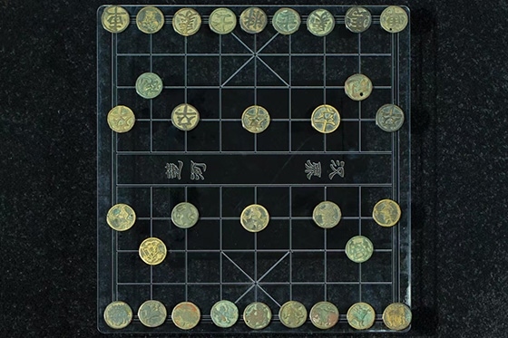 宋代中國銅象棋子。主辦方供圖