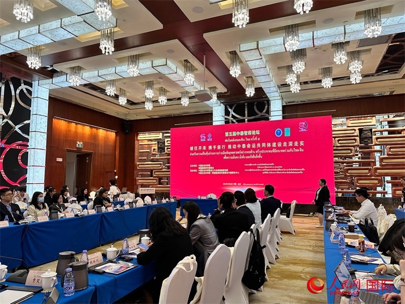 第五屆中泰智庫論壇現(xiàn)場。人民網(wǎng) 孫書宇攝