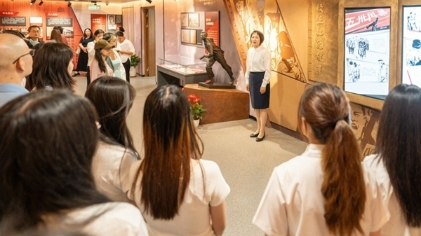 思政課現(xiàn)場。東華大學供圖